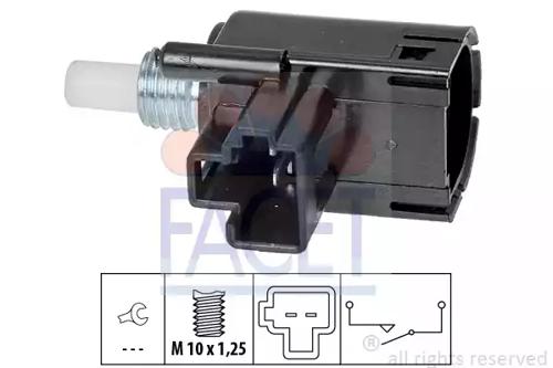 Facet 7.1257 Switch assy stop lamp