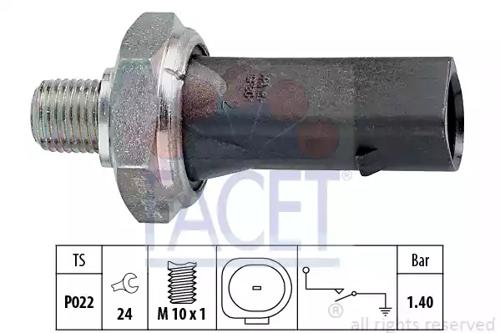 Facet 7.0135 Sensor assy oil pressure Facet 7.0135 Sensor assy oil pressure