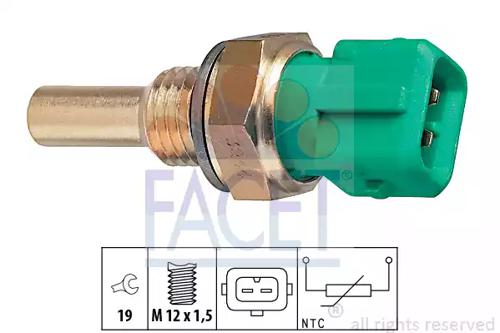 Facet 7.3244 Sensor assy temperature Facet 7.3244 Sensor assy temperature