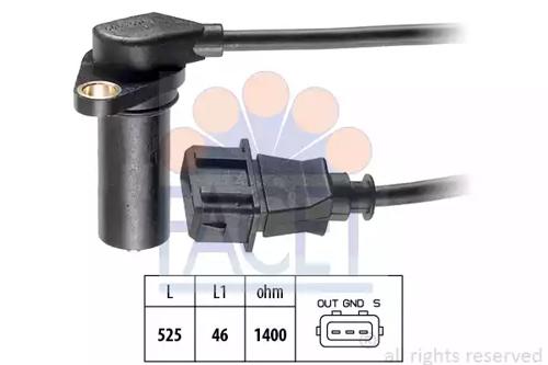 Facet 9.0068 Sensor assy crankshaft position