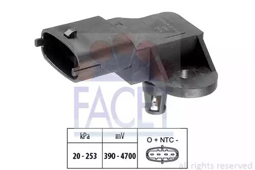 Facet 10.3092 Датчик абсолютного тиску
