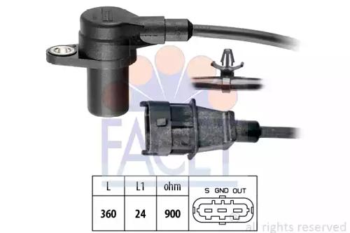 Facet 9.0564 Sensor assy crankshaft position Facet 9.0564 Sensor assy crankshaft position