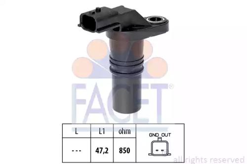 Facet 9.0645 Sensor assy crankshaft position Facet 9.0645 Sensor assy crankshaft position