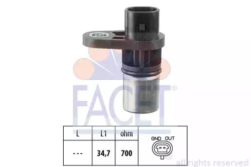 Facet 9.0292 Sensor assy crankshaft position