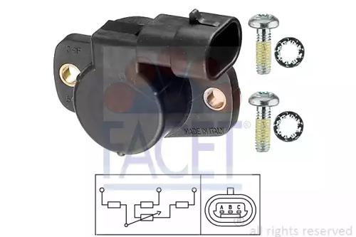 Facet 10.5083 Sensor assy throttle position Facet 10.5083 Sensor assy throttle position