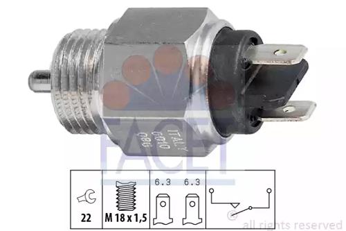 Facet 7.6010 Датчик заднего хода Facet 7.6010 Датчик заднего хода