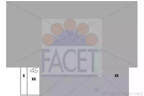 Facet 7.5155 Термовимикач вентилятора радіатора