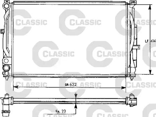 Valeo 231537 Радіатор Valeo 231537 Радіатор