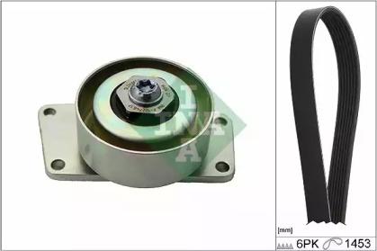 Ina 529 0216 10 Ремінь поліклиновий Ina 529 0216 10 Ремінь поліклиновий