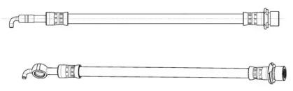 Jurid 173254J Hose assy brake Jurid 173254J Hose assy brake