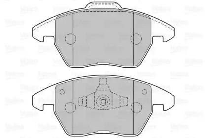 Valeo 301715 Колодки гальмівні Valeo 301715 Колодки гальмівні