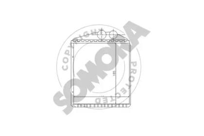 Somora 210650 Радіатор обігрівача салону Somora 210650 Радіатор обігрівача салону