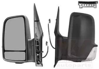 Van Wezel 3077827 Outer mirror assy