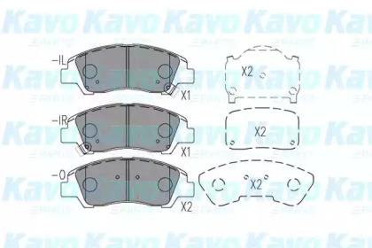Kavo Parts KBP-3047 Brake pads Kavo Parts KBP-3047 Brake pads
