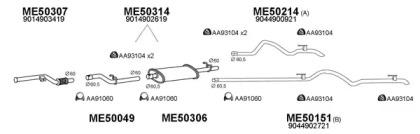 Veneporte 500134 Schalldaempfer Veneporte 500134 Schalldaempfer