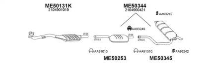 Veneporte 500208 Глушник вихлопних газів кінцевий Veneporte 500208 Глушник вихлопних газів кінцевий
