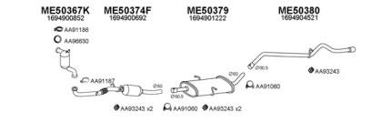 Veneporte 500255 Глушник вихлопних газів кінцевий Veneporte 500255 Глушник вихлопних газів кінцевий