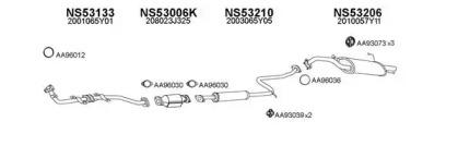 Veneporte 530061 Глушник вихлопних газів кінцевий Veneporte 530061 Глушник вихлопних газів кінцевий