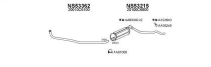 Veneporte 530079 Глушник вихлопних газів кінцевий Veneporte 530079 Глушник вихлопних газів кінцевий