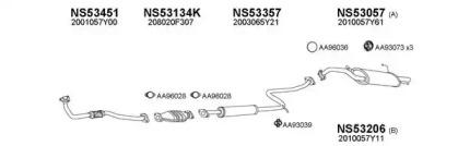 Veneporte 530136 Глушник вихлопних газів кінцевий Veneporte 530136 Глушник вихлопних газів кінцевий