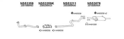 Veneporte 530156 Muffler assy front