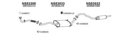 Veneporte 530196 Глушник вихлопних газів кінцевий
