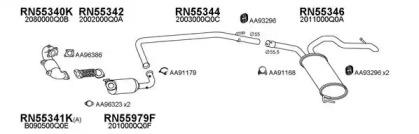 Veneporte 530216 Глушник вихлопних газів кінцевий Veneporte 530216 Глушник вихлопних газів кінцевий