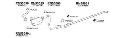 Veneporte 550001 Глушник вихлопних газів кінцевий