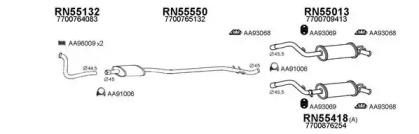 Veneporte 550015 Глушник вихлопних газів кінцевий Veneporte 550015 Глушник вихлопних газів кінцевий