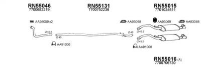 Veneporte 550019 Глушник вихлопних газів кінцевий