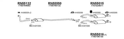 Veneporte 550020 Глушник вихлопних газів кінцевий