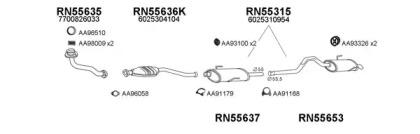 Veneporte 550102 Глушник вихлопних газів кінцевий Veneporte 550102 Глушник вихлопних газів кінцевий