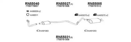 Veneporte 550199 Глушник вихлопних газів кінцевий Veneporte 550199 Глушник вихлопних газів кінцевий
