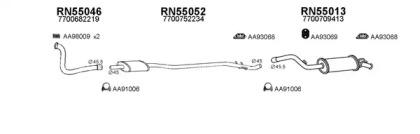 Veneporte 550222 Середній глушник вихлопних газів Veneporte 550222 Середній глушник вихлопних газів