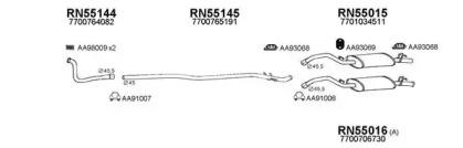 Veneporte 550223 Глушник вихлопних газів кінцевий Veneporte 550223 Глушник вихлопних газів кінцевий