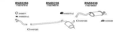 Veneporte 550238 Глушник вихлопних газів кінцевий