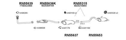 Veneporte 550243 Глушник вихлопних газів кінцевий Veneporte 550243 Глушник вихлопних газів кінцевий