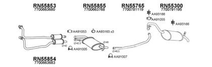 Veneporte 550327 Глушник вихлопних газів кінцевий Veneporte 550327 Глушник вихлопних газів кінцевий