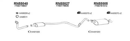 Veneporte 550384 Глушник вихлопних газів кінцевий Veneporte 550384 Глушник вихлопних газів кінцевий