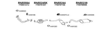 Veneporte 550413 Глушник вихлопних газів кінцевий Veneporte 550413 Глушник вихлопних газів кінцевий