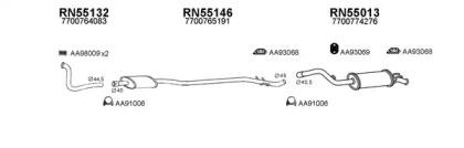 Veneporte 550449 Глушник вихлопних газів кінцевий Veneporte 550449 Глушник вихлопних газів кінцевий