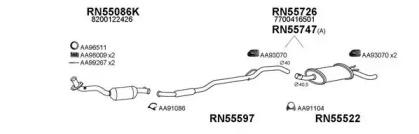 Veneporte 550470 Глушитель выхлопных газов конечный Veneporte 550470 Глушитель выхлопных газов конечный