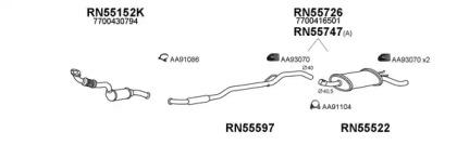Veneporte 550486 Глушник вихлопних газів кінцевий
