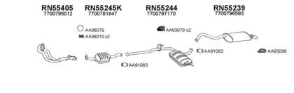 Veneporte 550520 Глушник вихлопних газів кінцевий