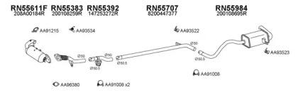 Veneporte 550672 Глушник вихлопних газів кінцевий Veneporte 550672 Глушник вихлопних газів кінцевий