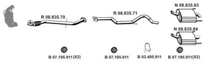 Eberspacher 082756 Schalldaempfer Eberspacher 082756 Schalldaempfer