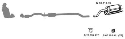 Eberspacher 082770 Глушитель выхлопных газов конечный