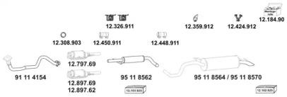 Eberspacher 12 10003 Глушитель выхлопных газов конечный Eberspacher 12 10003 Глушитель выхлопных газов конечный