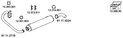 Eberspacher 12 1193 Глушник вихлопних газів кінцевий