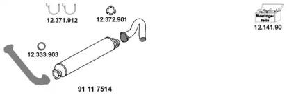 Eberspacher 12 1182 Schalldaempfer